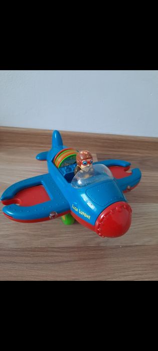 Zabawki dziecięce grające samolot, telefon, hipopotam