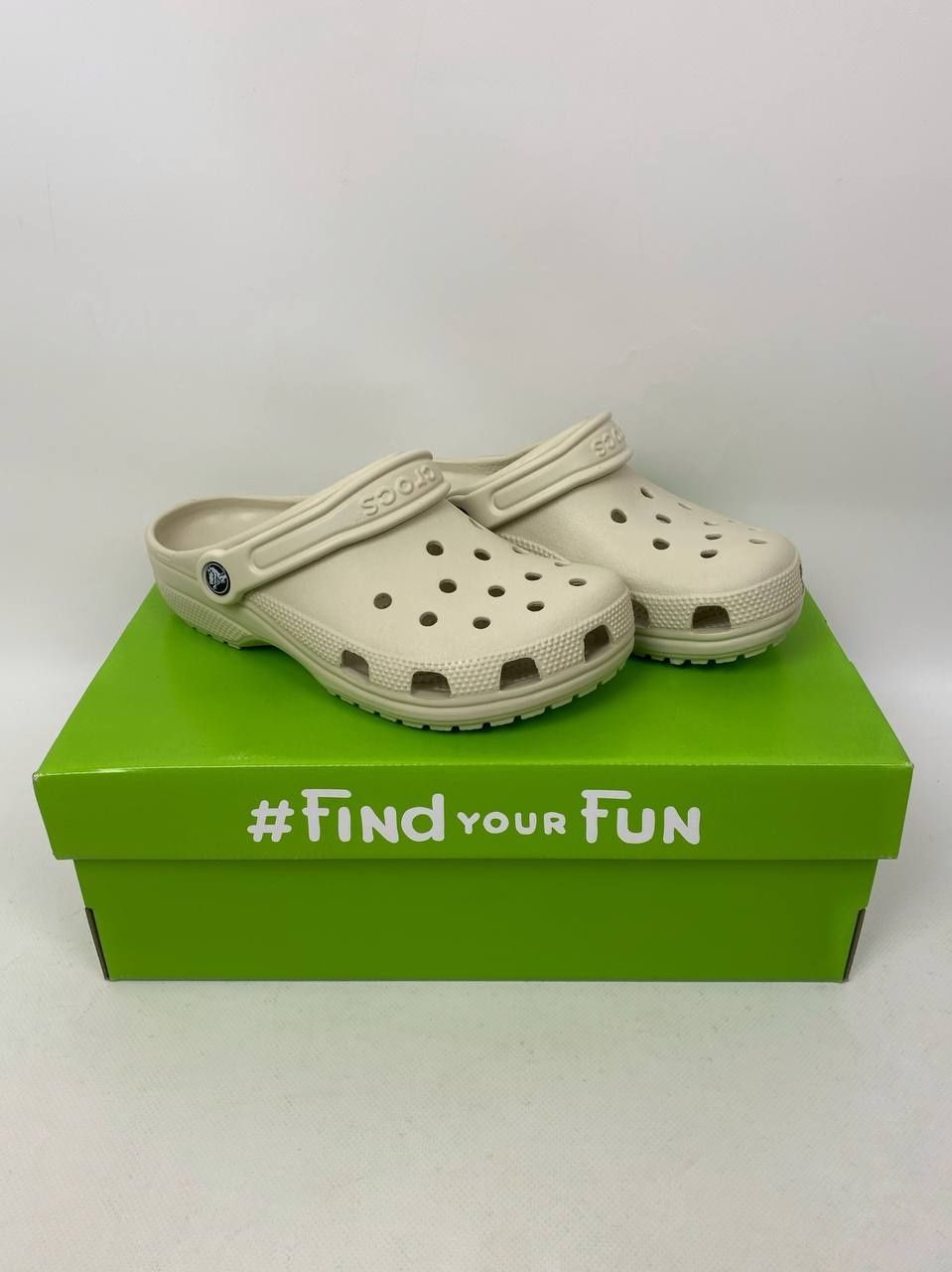 Класичні крокси Crocs Classic унісекс бежеві