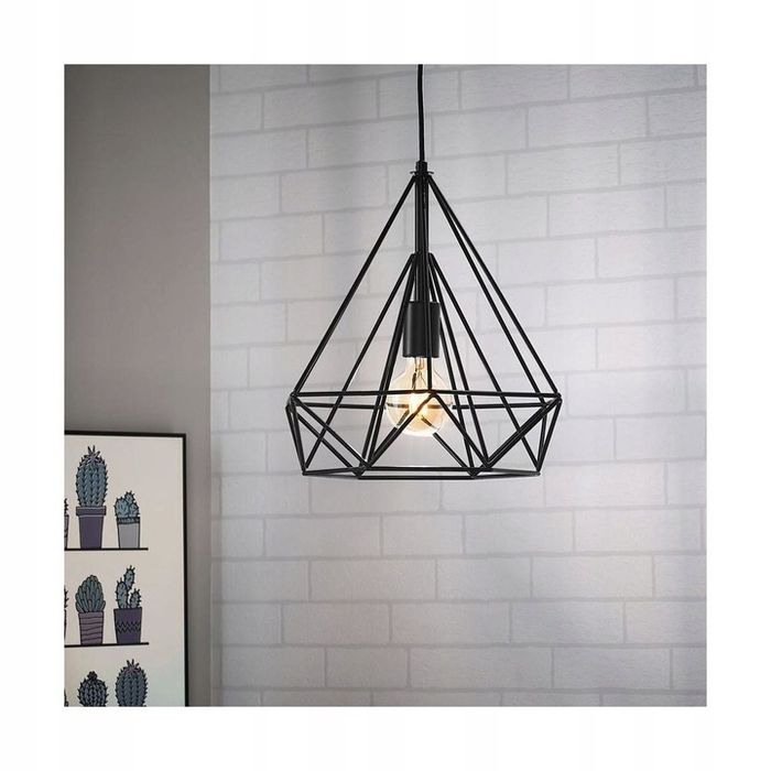 Lampa wisząca BYRON czarna E27 INSPIRE 160 CM /