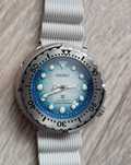 Годинник механічний часы Seiko Tuna MOD Save the ocean NH36