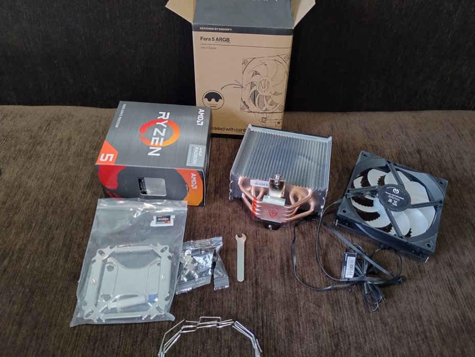 Procesor AMD Ryzen 5 5600 GT AM4 + chłodzenie  Endorfy Fera 5 RGB