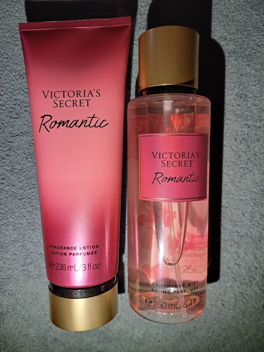 Victoria's Secret Romantic zestaw balsam i mgiełka zapachowa