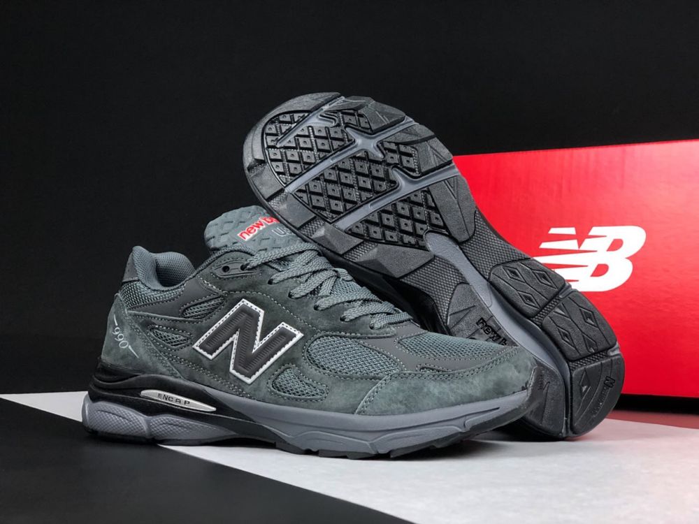 РОЗПРОДАЖ! Кросівки New Balance 990 Grey | 42-46