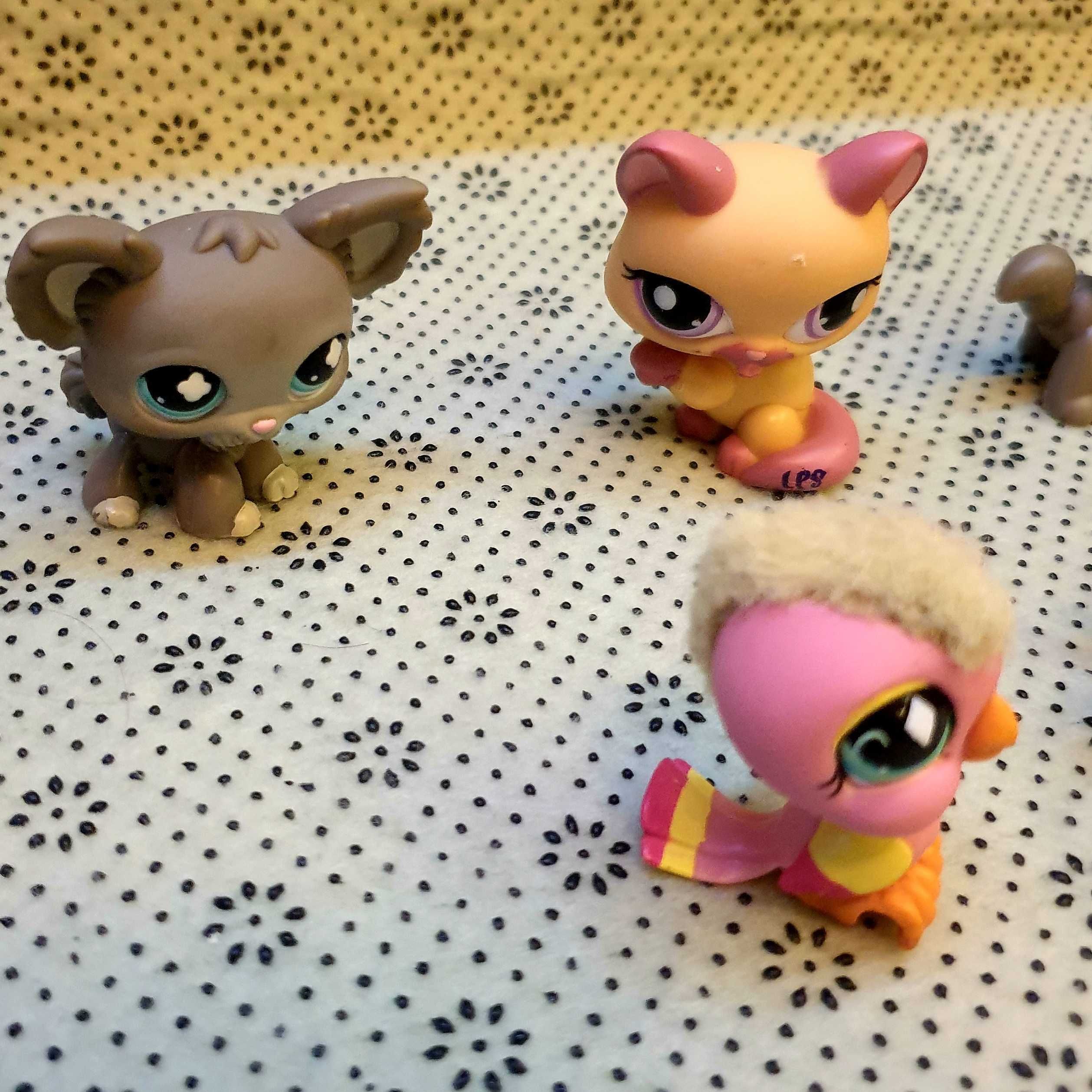 Littlest Pet Shop 9 rzadkich figurek - oryginalne LPS Zestaw 2 z 3