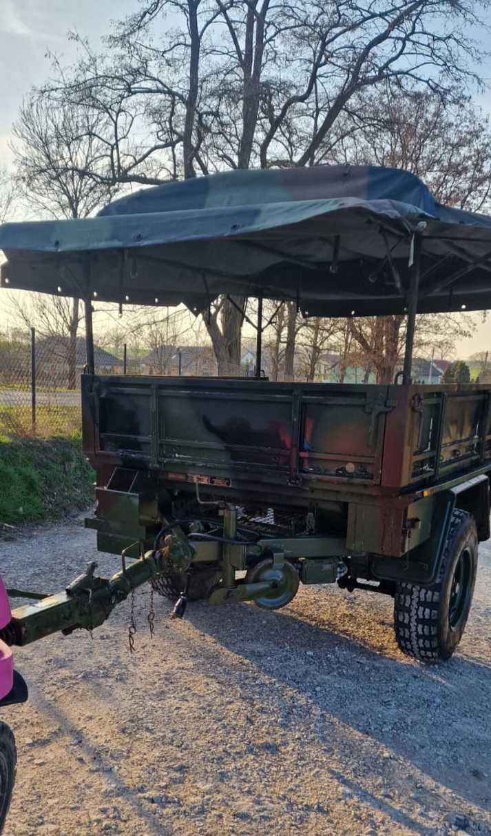 Przyczepa wojskowa Kaessbohrer BWB otwierana plandeka DMC 2800
