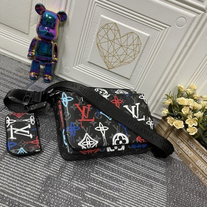 Louis Vuitton Messenger 3v1 сумка мужская trio унисекс кожаная