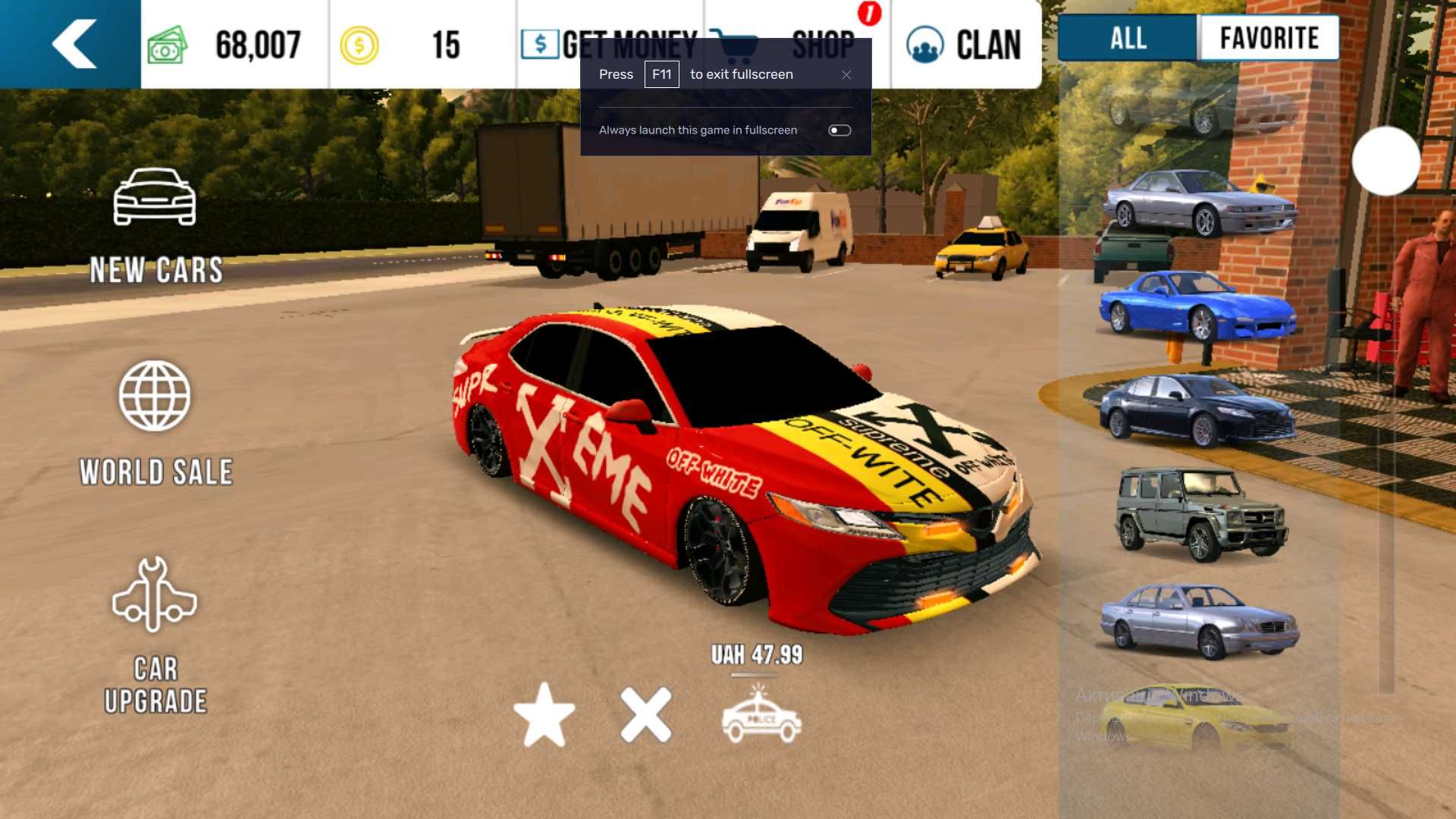 Машини в Car Parking Multiplayer обмен на голду в стандофф 2