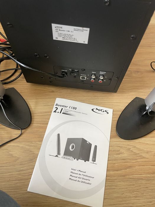 Aparelhagem com subwoofer