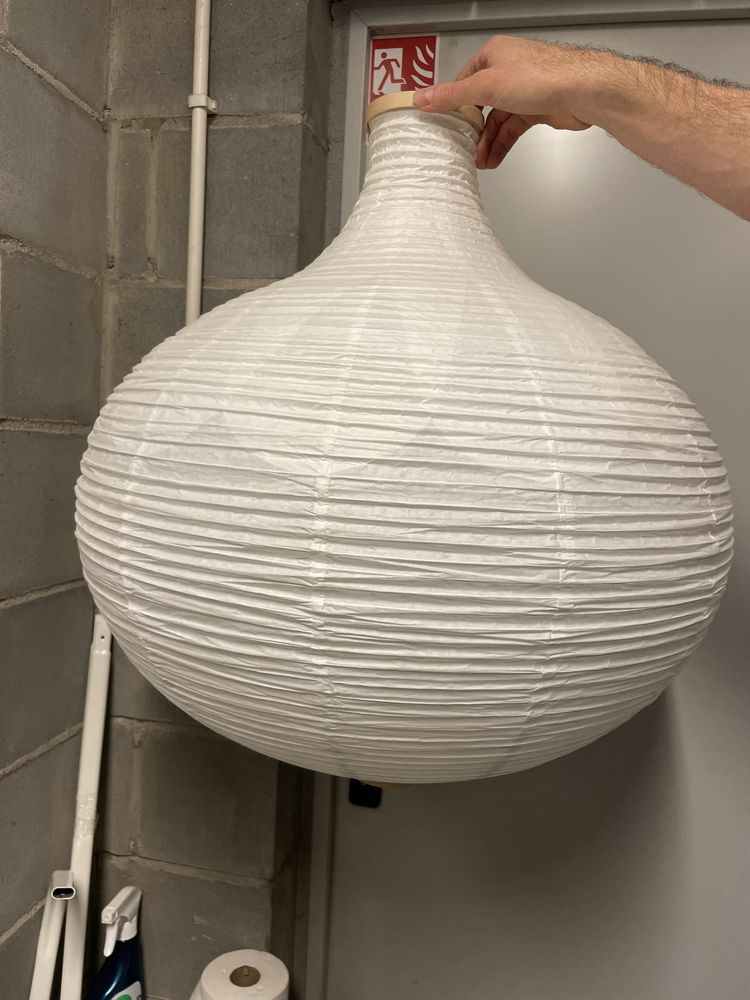 Ikea Rysbin abażur klosz lampy wiszącej biały