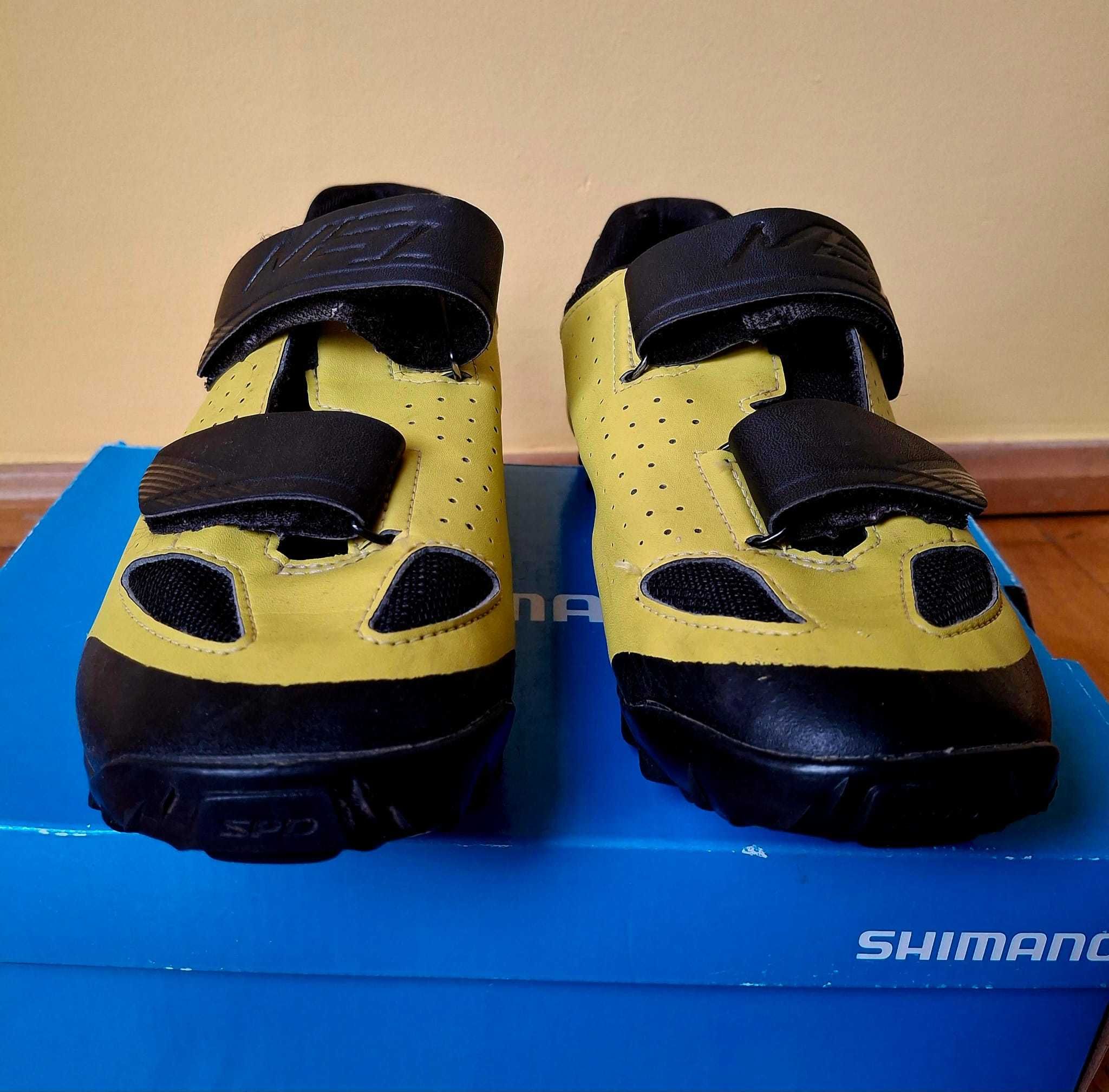 Buty spd Shimano ME1 SH-ME100 żółte rozmiar 42