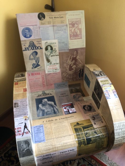 Cadeirão em cartão