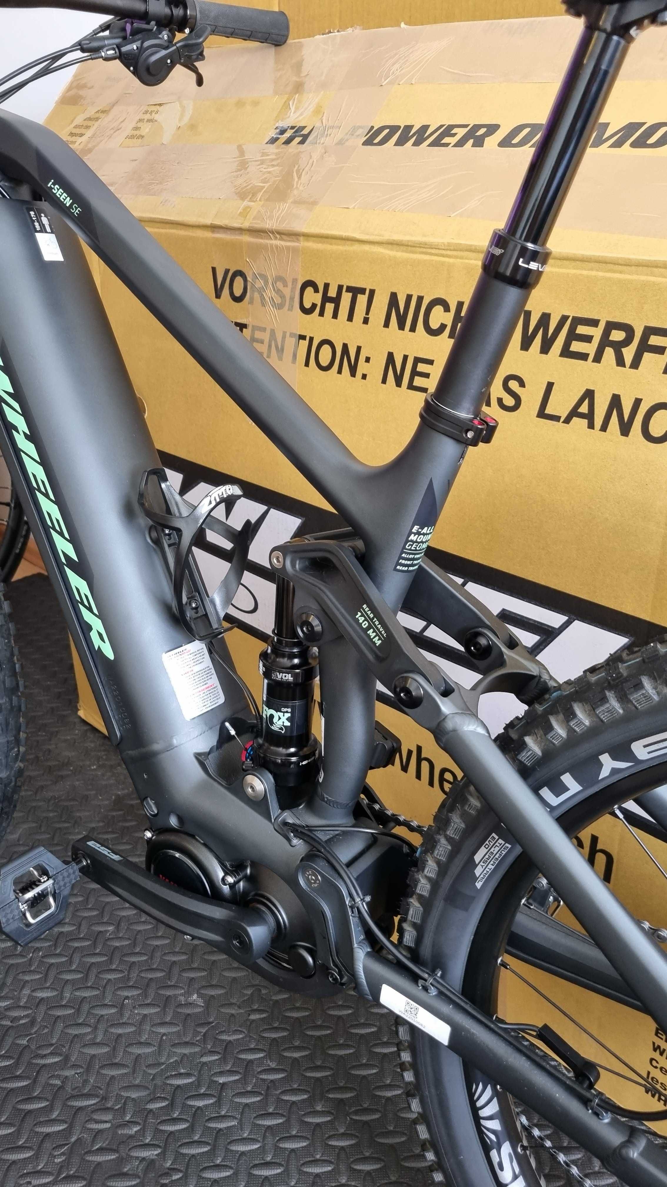 Rower Elektryczny Wheeler I-SEEN SE rozmiar M, FOX Deore XT