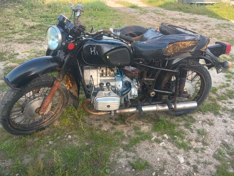 Motocykl Dniepr 650 mt10 mt11 z wózkiem bocznym Ural k650