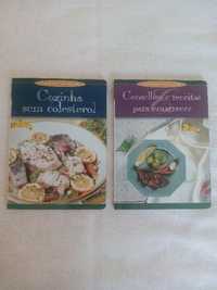 2 LIVROS: Conselhos e Receitas para Emagrecer. Cozinha sem Colesterol.