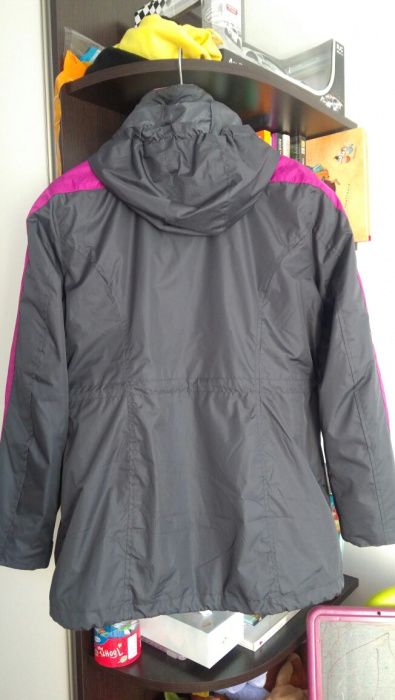 Kurtka sportowa z polarem, na każdą pogodę 3 w 1, r. 40/42