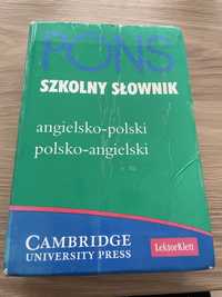 Szkolny słownik angielsko-polski polsko-angielski Pons