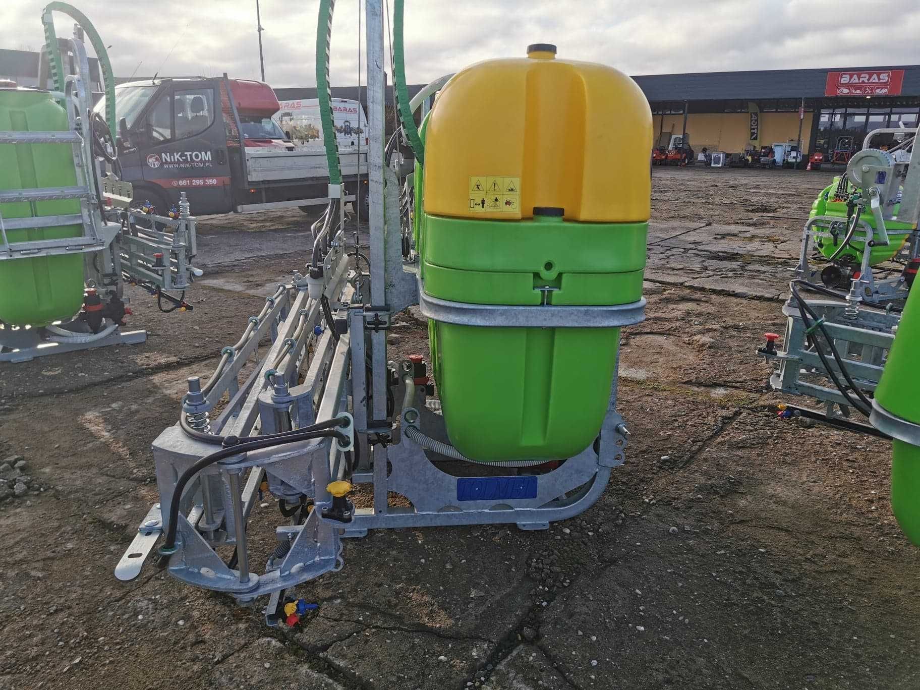 Opryskiwacz firmy Tolmet typ KLARA 400L/12m posiadamy też 200 l 300