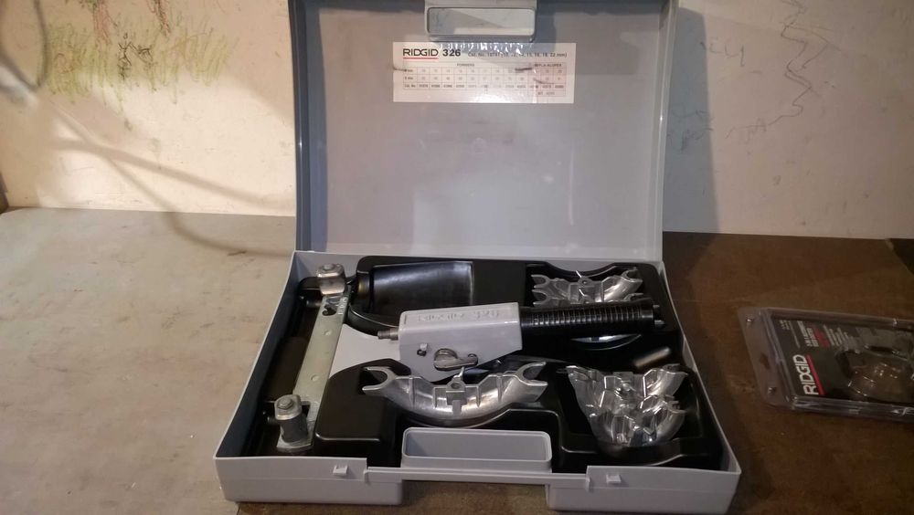 Giętarka do rur Ridgid 326. Stan idealny.