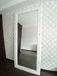 Espelho almofadado branco