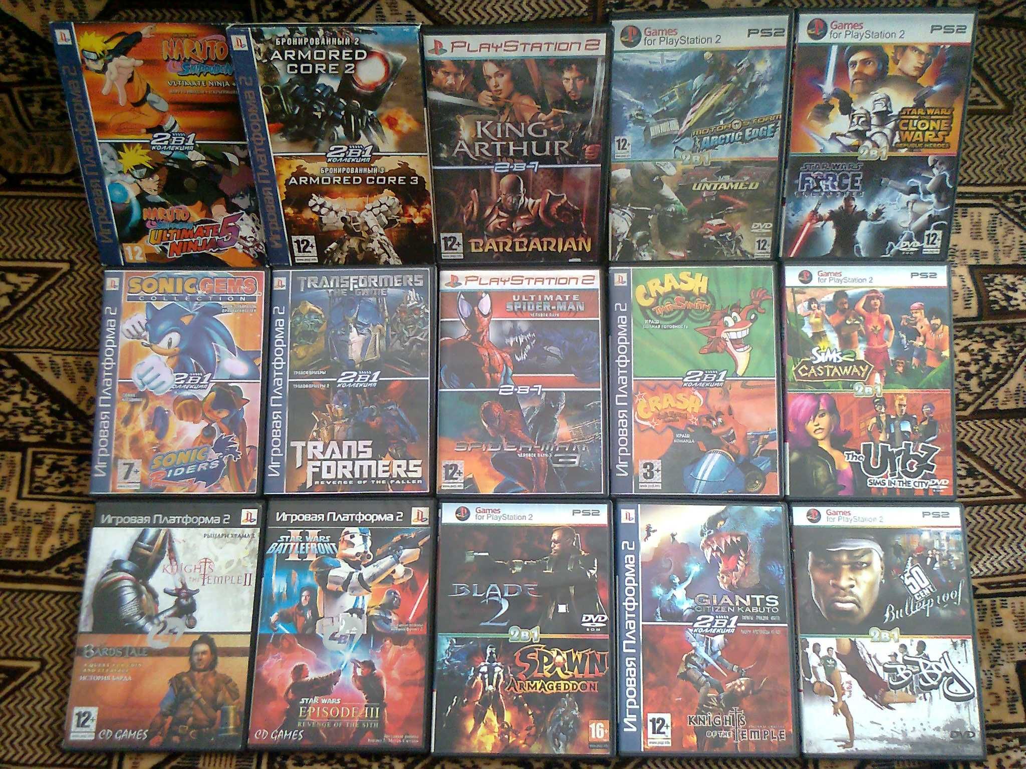 Продам диски Sony PlayStation 2/PS 2\ПС 2(Великий вибір ігор)Не дорого