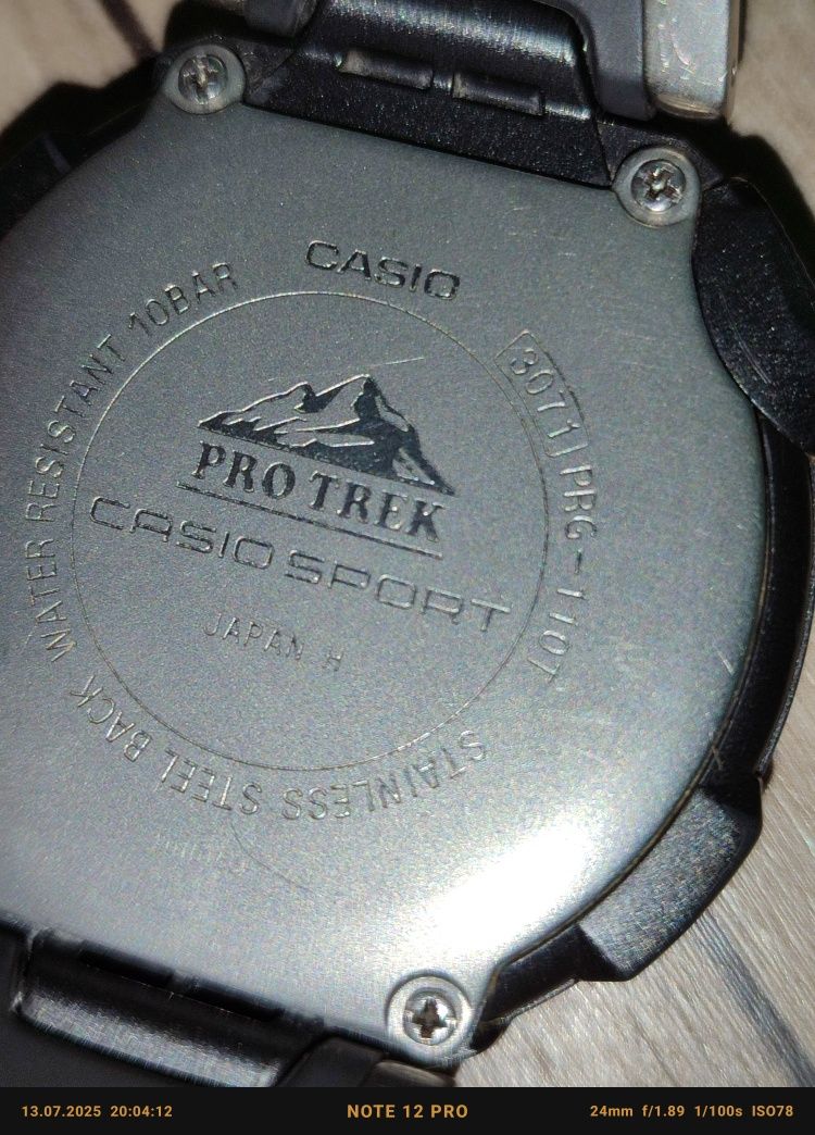 Часи casio prg 110t