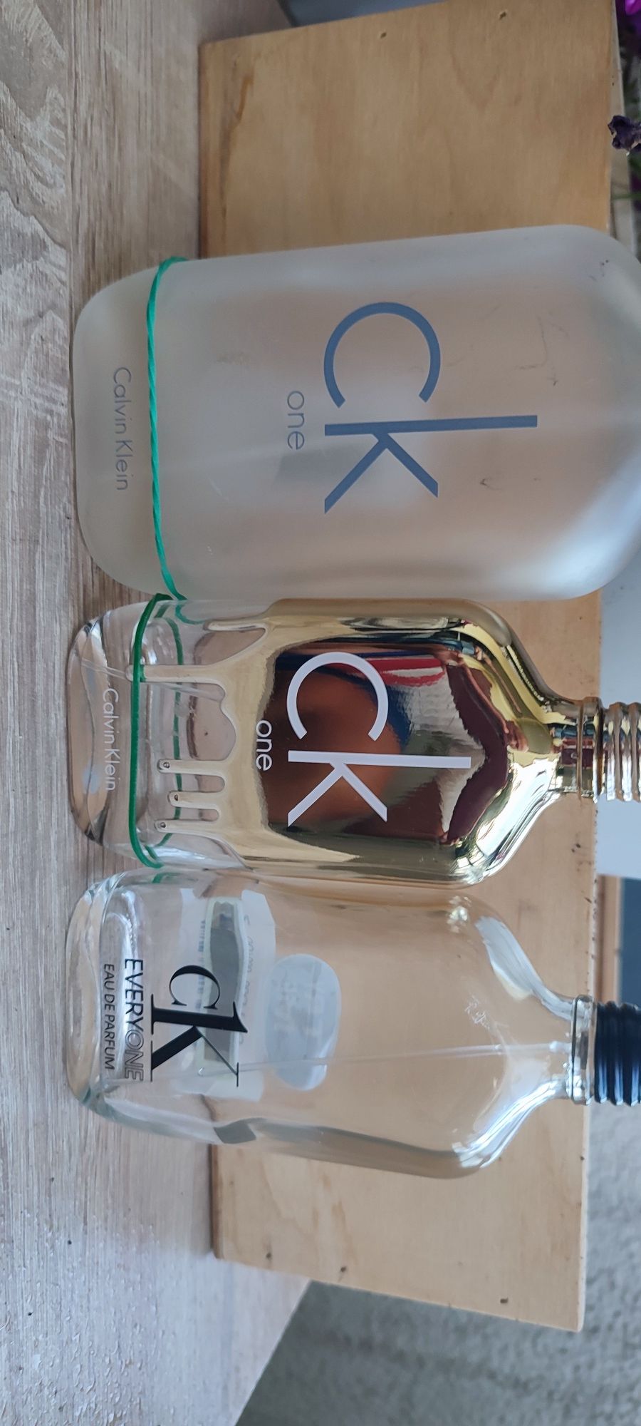 Calvin Klein x 4 końcowki perfum