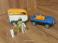 Playmobil samochód auto koń