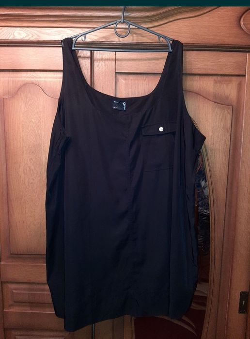 Сарафан,платье Asos,чёрная ,размер 70