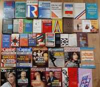 37x książki czasopisma do nauki języka francuskiego duży zestaw słowni