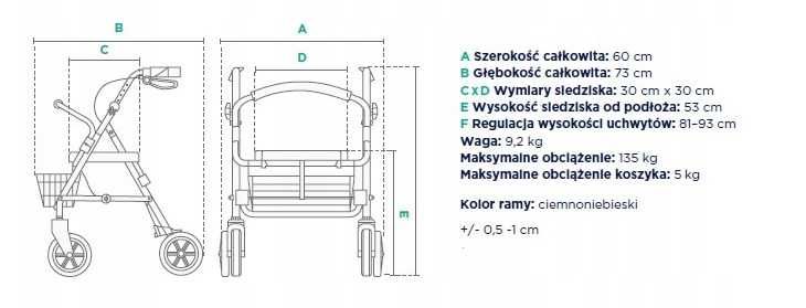 Balkonik chodzik na kółkach Timago TGR-R RS 880 bardzo TANIO