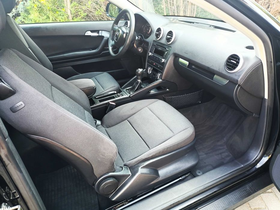 Audi A3 8P LiFT 1,6MPi 102KM! Niemcy! Opłacony! Xenon! 2008r. CZARNY!