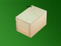 130 Drewniane Pudełka na Karty lub Wizytówki
