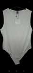 Body branco inspiração Zara , lycra tamanho xl novo