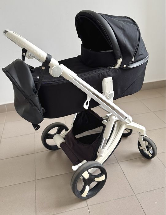 Коляска 2 в 1 ibebe-i-stop black
