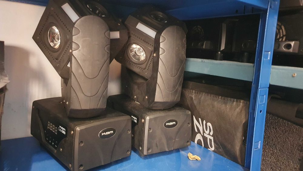 Kam cube 360 x 2  em bom estado dmx dj light