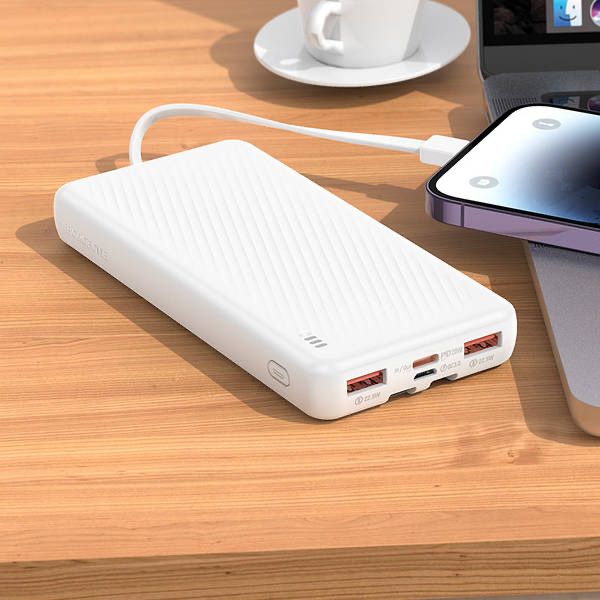 Павербанк зі швидкою зарядкою 10000 mAh BOROFONE BJ57 22.5W з кабелями