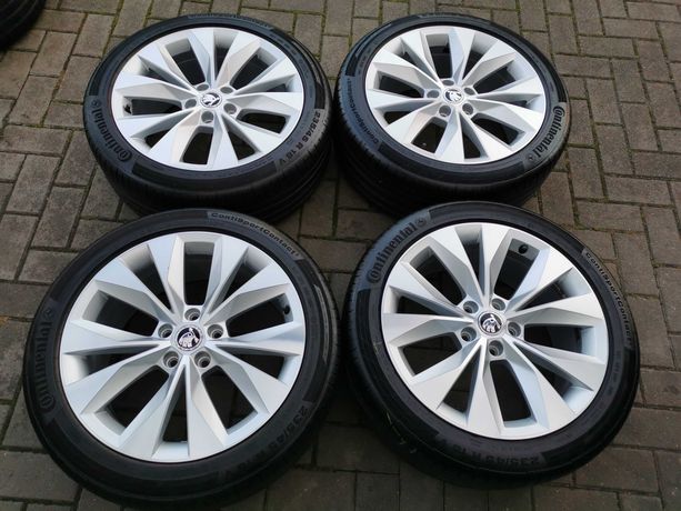 5x112 Koła Lato R18 SKODA Superb Passat B8 ET44 235/45 Conti 2020r 7mm