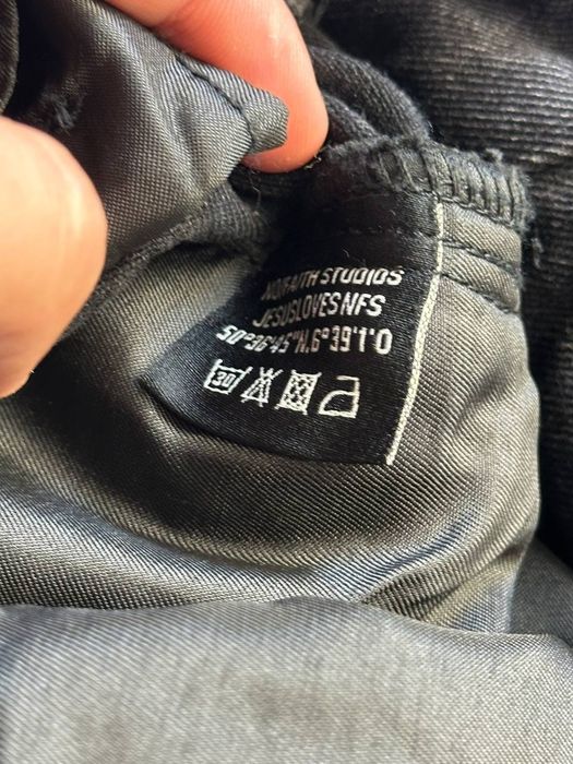 NFS NO FAITH STUDIOS baggy faded opium archive джинси широкие джинсы Л