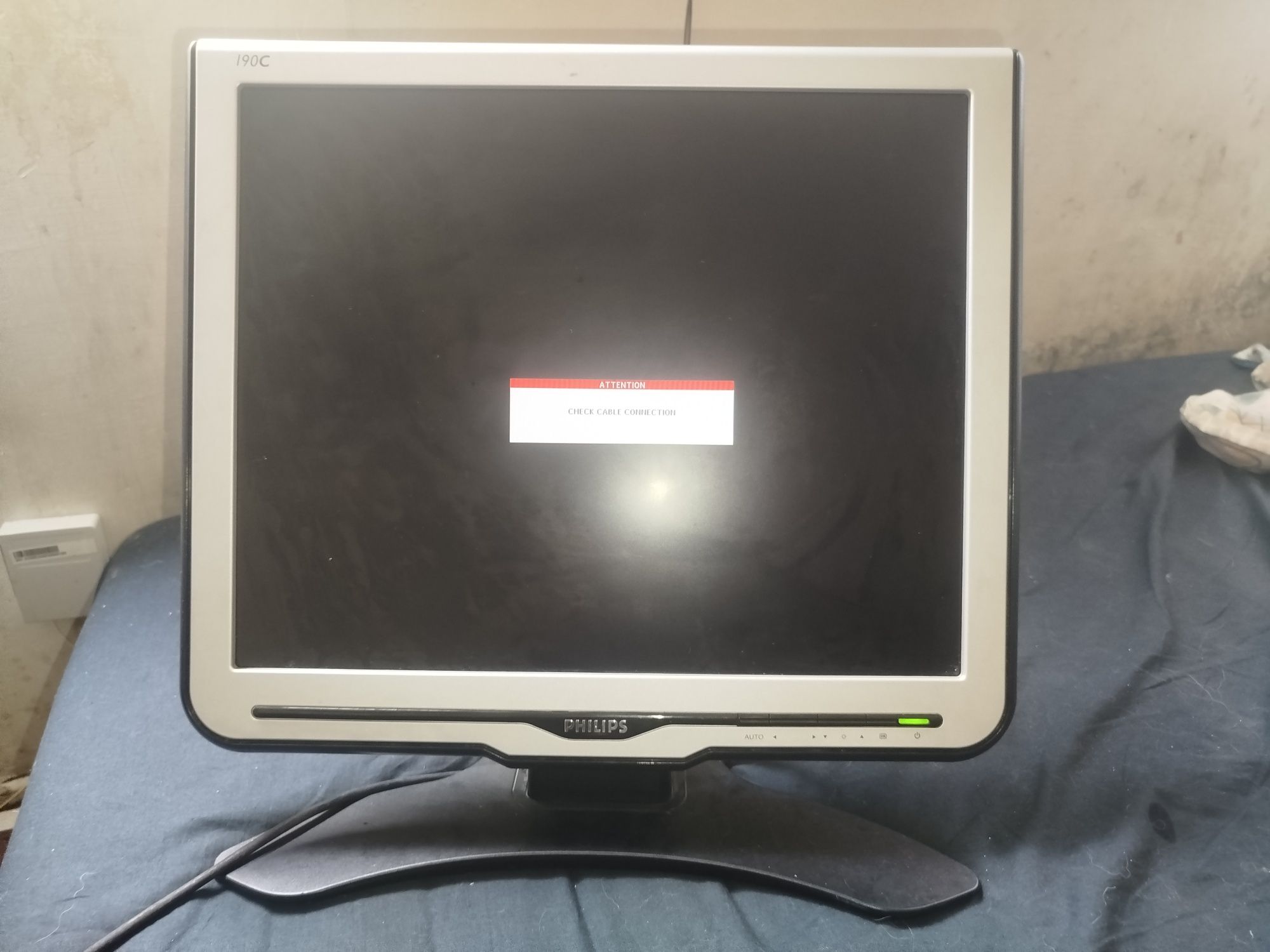 Monitor PHILIPS LCD  Model 190C7FS/00