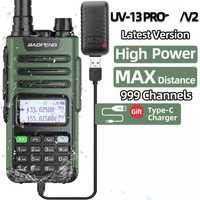 Рація/Портативна радіостанція Baofeng UV-13 Pro v2, дводіапазонна,