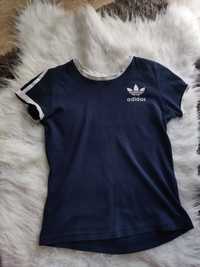 Granatowa bluzka adidas S