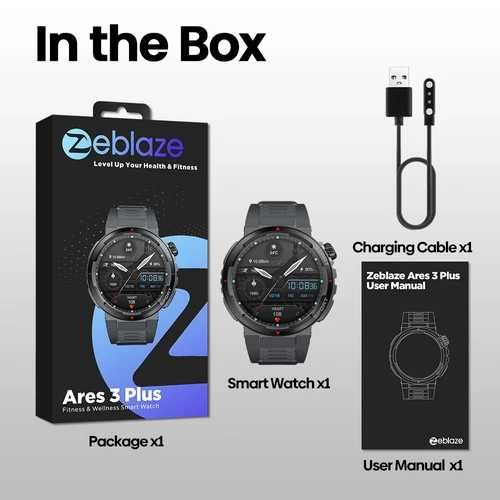 ZeblazeAres3PlusBeyong3ПодарокРозумнийМужскойБраслетДоШколиФитнесСпорт