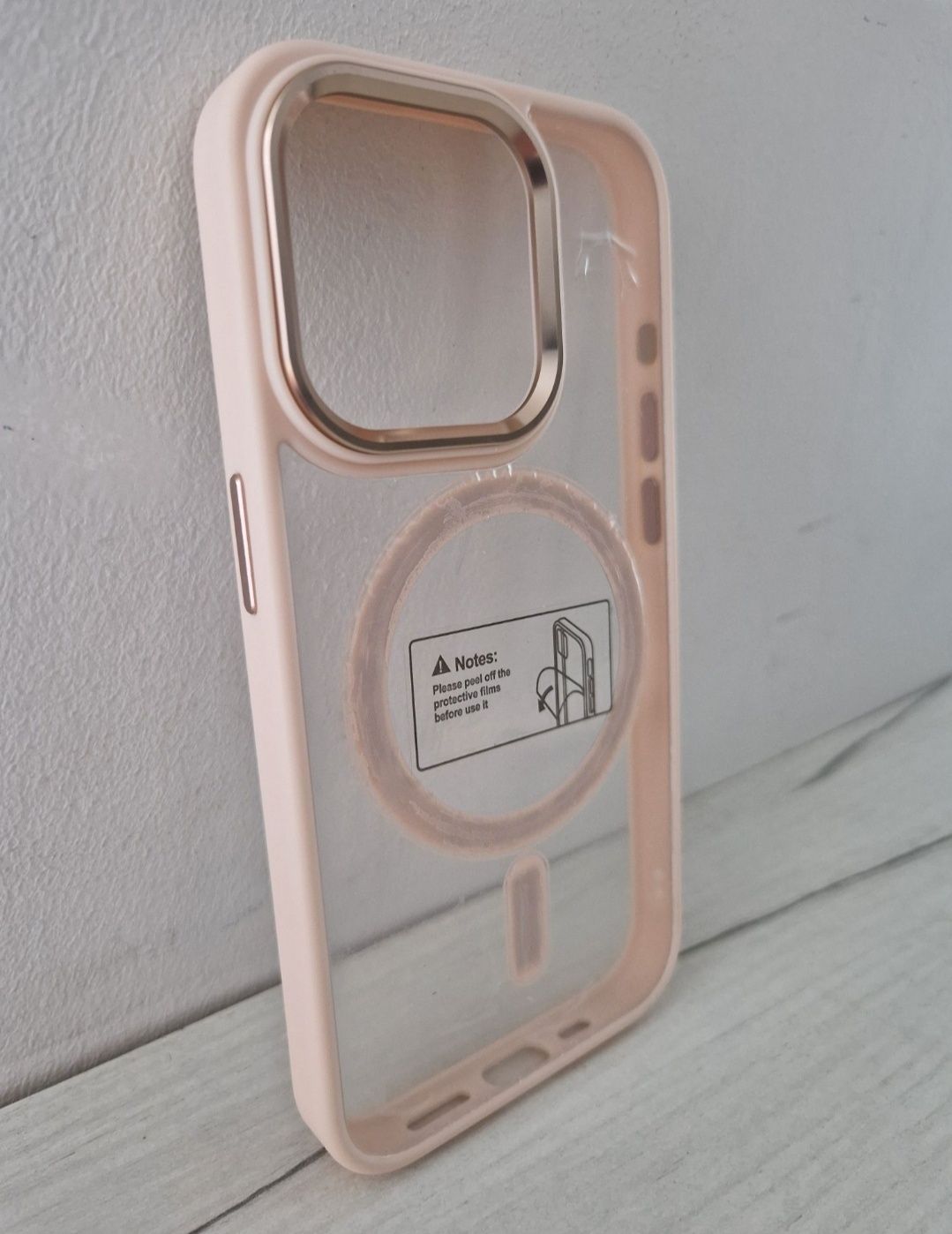 Tel Protect Magnetic Clear Case do Iphone 13 Pro Łososiowy