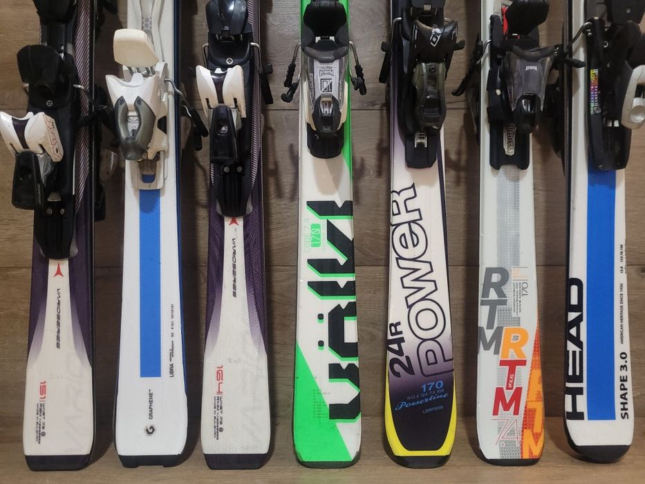 РОЗПРОДАЖ!!! Лижі бу Head Atomic Volkl для карвінгу