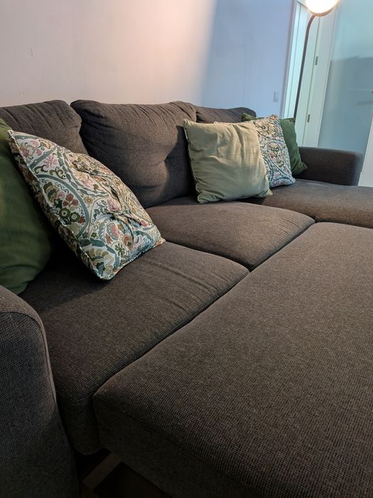 Vendo Sofá-cama chaise loungue com arrumação