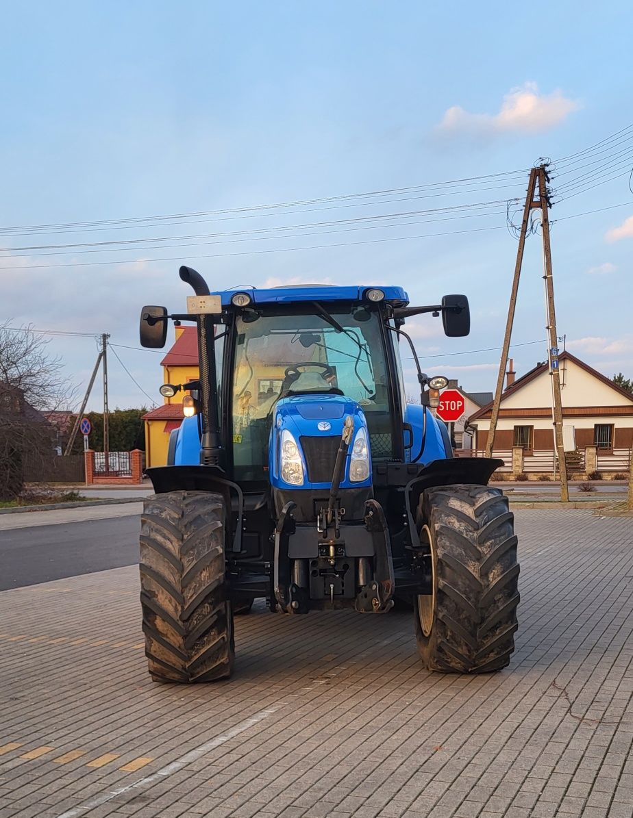New Holland t6.155EC 2015r 6980h piękny stan,  możliwość nowych opon