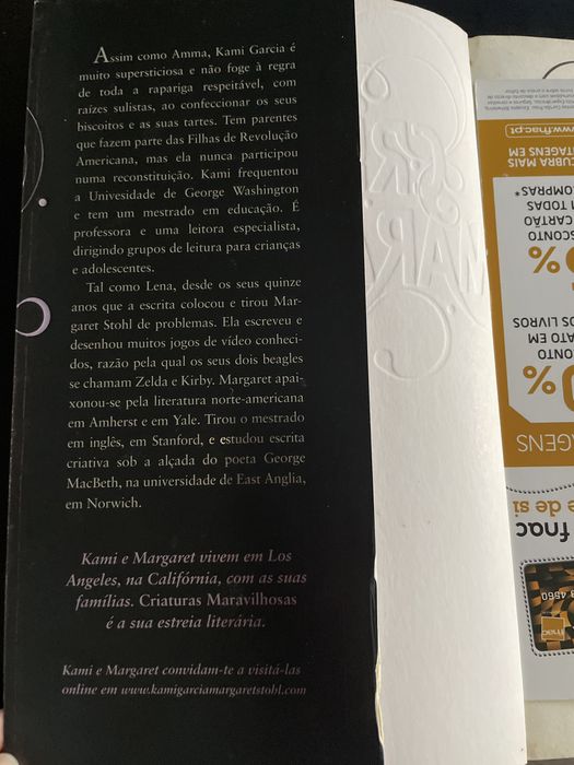 Vendo livro criaturas maravilhosas