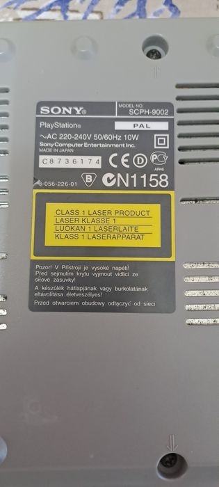 PS1 Fat modelo 9002 como novo