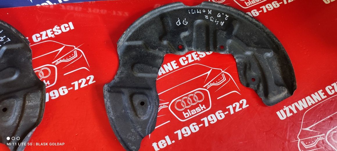 Osłona Osłony Tarcz Hamulcowych Audi A4 B7 Kombi Blask Gołdap