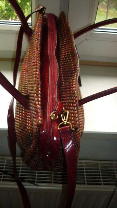 Mallisia J.- damska nowa torebka tweedowa